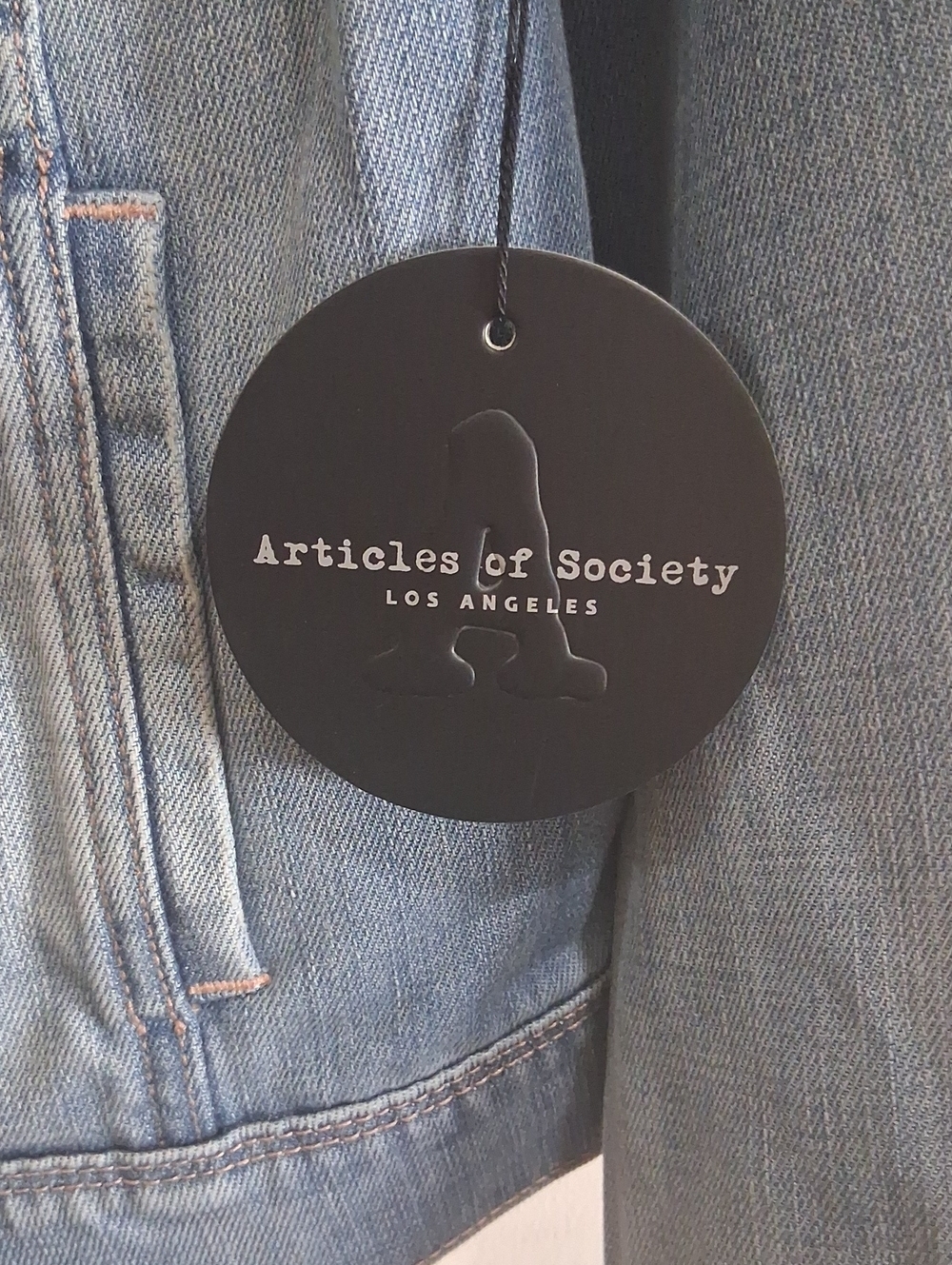 NWT Womens Articles of Society Denim Jacket Size Small - Picture 7 of 10